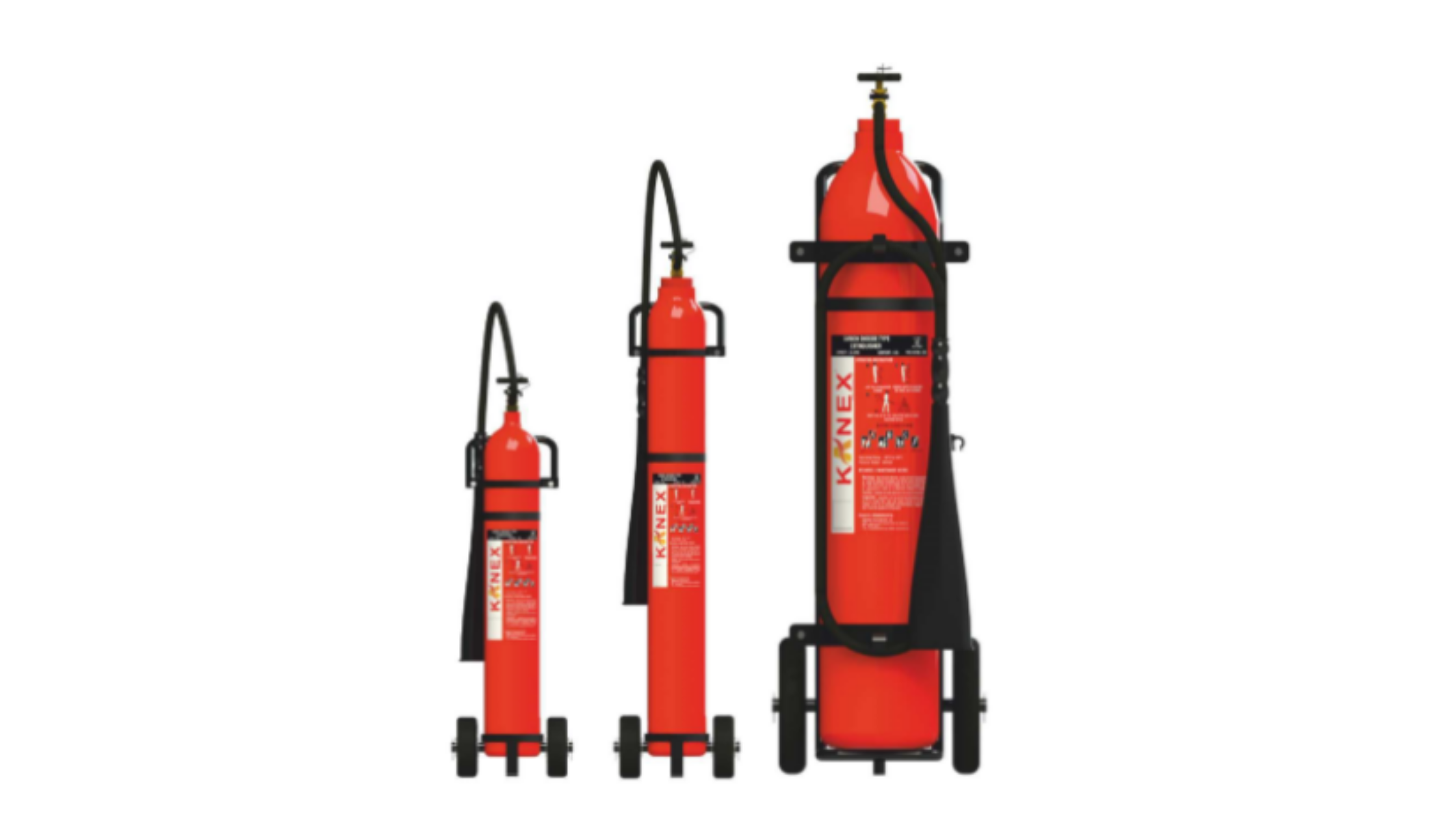 CO2 Type Trolley Mounted Fire Extinguisher